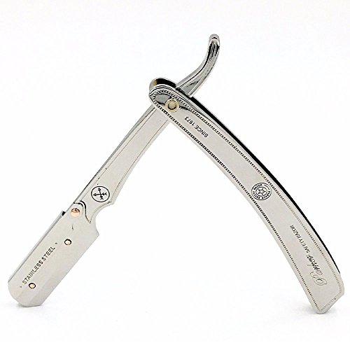 Parker SRX Navaja de afeitar profesional de barbero para hombre, Acero Inoxidable