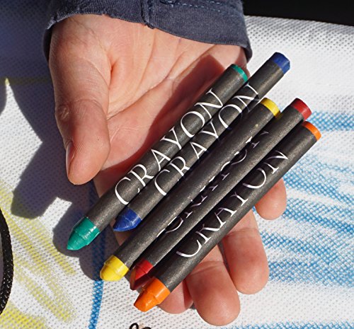 Partituki Mochila Colorear. 10 Mochilas de Colorear y 10 Sets de 5 Ceras de Colores. Ideal para Detalles Cumpleaños Infantiles y Regalos Cumpleaños Niños