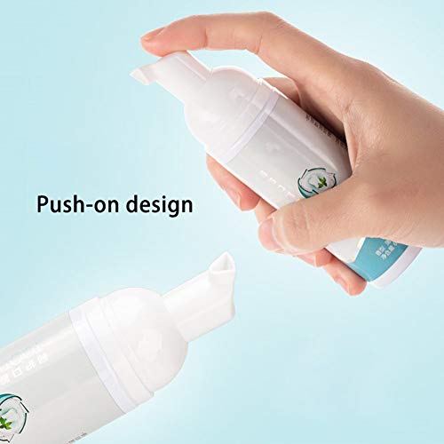 Pasta de dientes de espuma de bicarbonato de sodio, 3 botellas-blue