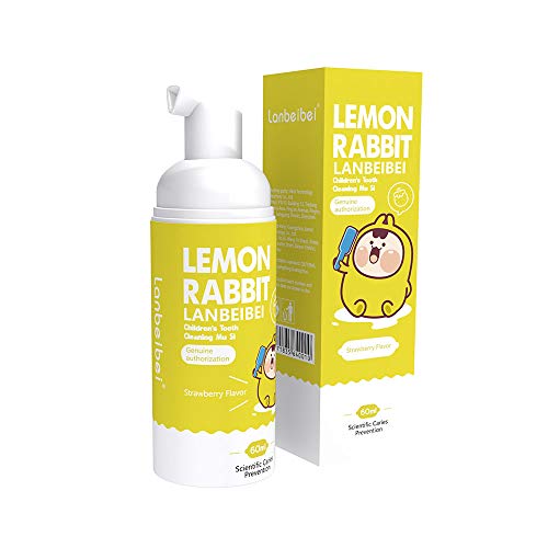 Pasta de dientes para niños sabor a fresa, puede bomba de burbuja oral 2,1 onzas