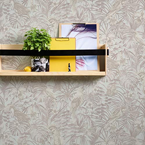 #patterned.wallpaper jungle pájaros papel pintado de pared no tejido moderno selva animales animado de dormitorio papel de pared con foto elegante cocina papel pintado de pared made in germany