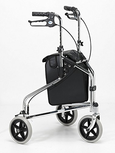 Patterson Medical - Andador de tres ruedas con frenos bloqueables