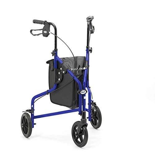 Patterson Medical - Andador ligero de tres ruedas, color azul