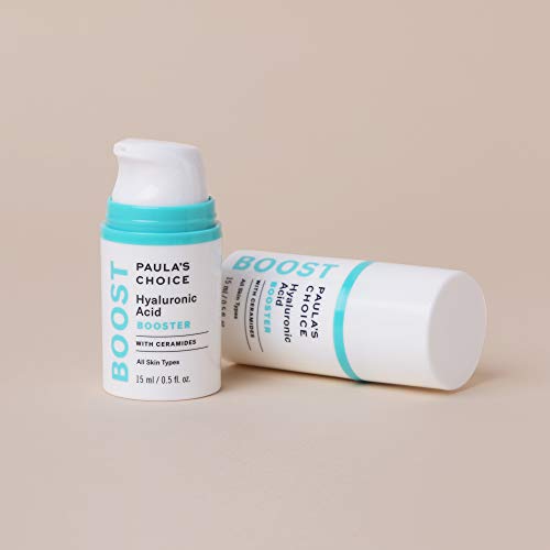 Paula's Choice Ácido Hialurónico Booster Serum - Gel Suero Hidratante Facial Antiarrugas y Antiedad - con Ceramidas & Vitamina B5 - Todos Tipos de Piel - 15 ml