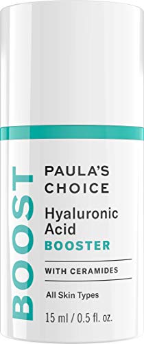Paula's Choice Ácido Hialurónico Booster Serum - Gel Suero Hidratante Facial Antiarrugas y Antiedad - con Ceramidas & Vitamina B5 - Todos Tipos de Piel - 15 ml