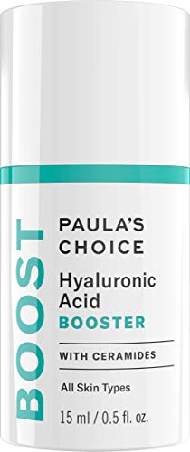 Paula's Choice Ácido Hialurónico Booster Serum - Gel Suero Hidratante Facial Antiarrugas y Antiedad - con Ceramidas & Vitamina B5 - Todos Tipos de Piel - 15 ml