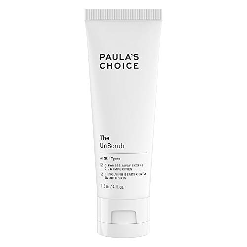 Paula’s Choice UnScrub Exfoliante Facial - Scrub Suave Limpieza el Maquillaje y Elimina Imperfecciones - para Pieles Sensibles - con Cuentas de Jojoba - Todos Tipos de Piel - 118 ml