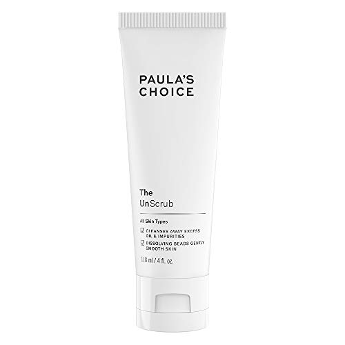 Paula’s Choice UnScrub Exfoliante Facial - Scrub Suave Limpieza el Maquillaje y Elimina Imperfecciones - para Pieles Sensibles - con Cuentas de Jojoba - Todos Tipos de Piel - 118 ml