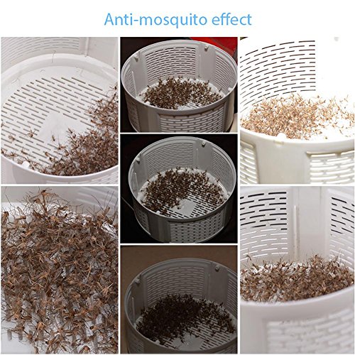 Pawaca Lampara, Eficiente Atrapa y Mata con Luz Interior, contra Moscas, Sin Productos Químicos,100% Seguro para Niños o Mujeres Embarazadas (Blanco)