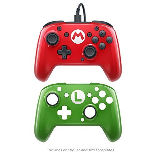 PDP - Mando Pro Deluxe Faceoff Mario, Luigi Edition (Nintendo Switch)