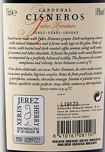Pedro Ximenez Sherry Cardenal Cisneros - 750 ml