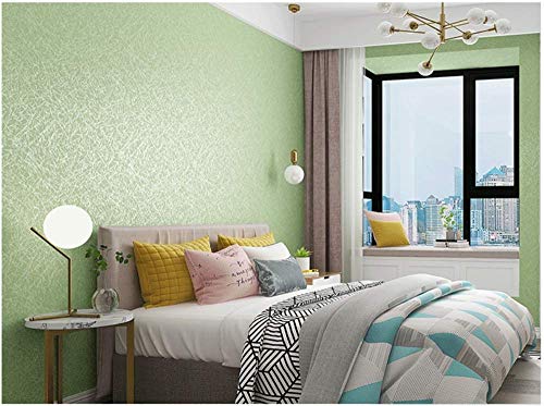 Pegatinas de muebles pegatinas impermeables de papel tapiz 0.61 * 5M pegatinas de pared pegar películas para sala de estar TV fondo de pared (gris) (1 pcs, Tipo A (verde))