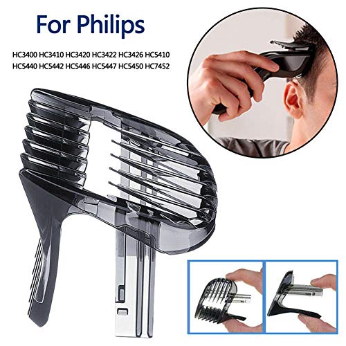 Peine De Cortapelos Juego De Accesorios De La Guía Recortadora para Philips Clipper QT4000 QT4003 QT4008 4005, Accesorios para Herramientas De Peluquería para Los Estilistas Y Peluqueros