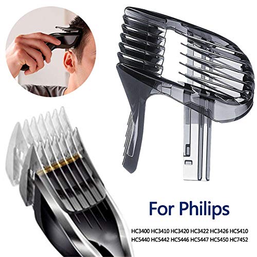 Peine De Cortapelos Juego De Accesorios De La Guía Recortadora para Philips Clipper QT4000 QT4003 QT4008 4005, Accesorios para Herramientas De Peluquería para Los Estilistas Y Peluqueros