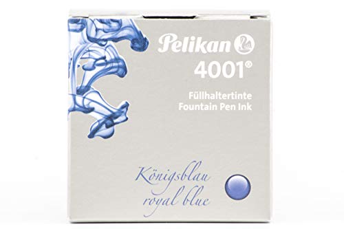 Pelikan 301010 - Tinta para pluma estilográfica 4001, frasco de vidrio de 30 ml, color Azul Royal