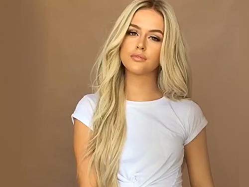 Pelucas onduladas rizadas largas rubias, Pelucas Cabello Natural Mujer Peluca Largo Pelo Ondulado Rizado Disfraz Cosplay Disfraces Señora Fiesta rizado peluca natural