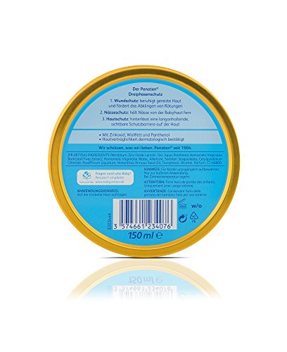 Penates Crema 150 ml/beruhig Extremo Wund Crema protectora para piel Baby sensibles en pañales Rango/con Penates Protección de tres fases (6 x 150 ml)