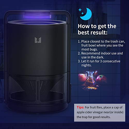 PENTAGGO UV LED Lámpara Antimosquitos de Tres Tiempos, USB Mata Mosquitos Electrico, Insectos Trampa , Eficaz contra Moscas, Niños Seguros, No Tóxicos, Sin Radiación