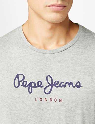 Pepe Jeans Eggo Long, Top de Manga Larga Para Hombre, Gris (Grey Marl 933), Medium