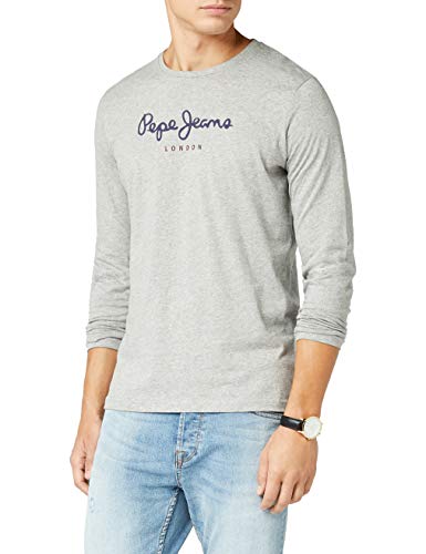Pepe Jeans Eggo Long, Top de Manga Larga Para Hombre, Gris (Grey Marl 933), Medium