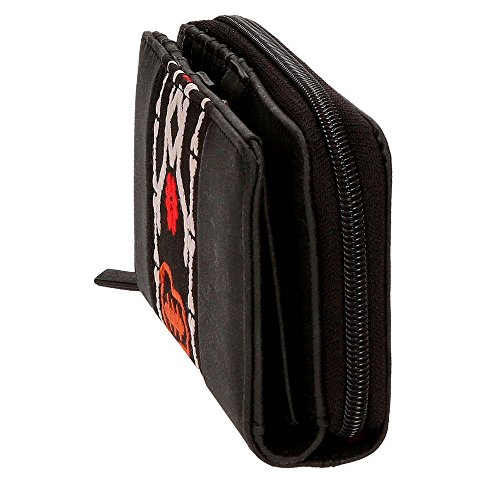 Pepe Jeans Liza - Monedero, 16 cm, 0.56 litros, Negro