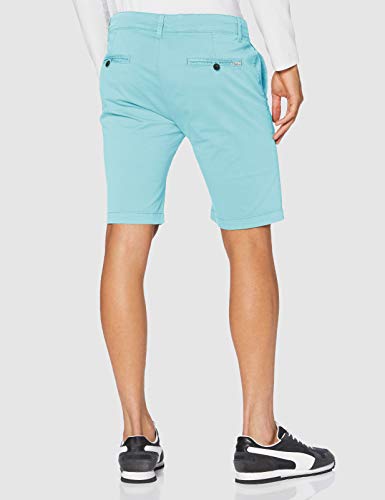 Pepe Jeans MC Queen Short Bañador, Azul (Dark Acqua 518), 38 (Talla del Fabricante: 28) para Hombre
