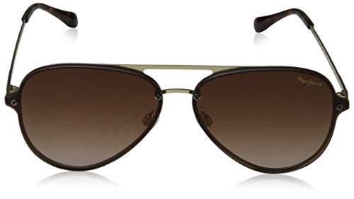 Pepe Jeans Milo Gafas de sol, Dorado (Gold/Brown), 65.0 Unisex Adulto