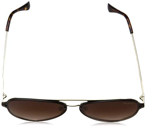 Pepe Jeans Milo Gafas de sol, Dorado (Gold/Brown), 65.0 Unisex Adulto