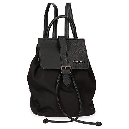 Pepe Jeans, Mochila, 26 cm, 6.71 Liters, Negro