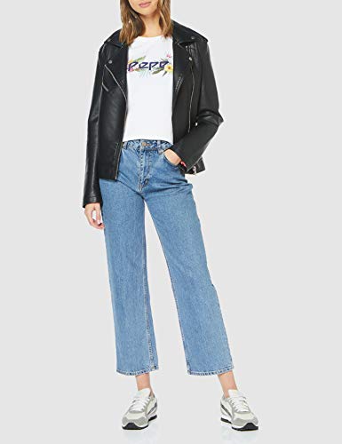 Pepe Jeans Pilar Camiseta, Blanco (Optic White 802), X-Small para Mujer