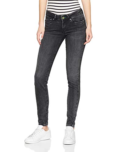 Pepe Jeans Pixie Vaqueros Pitillo Hombre, Negro (Black Wiser Wash Denim Wz7), W25/L30 para Mujer