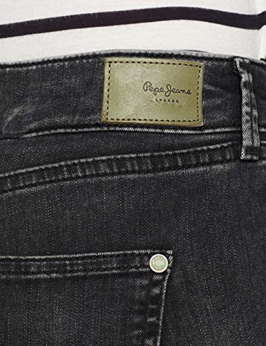 Pepe Jeans Pixie Vaqueros Pitillo Hombre, Negro (Black Wiser Wash Denim Wz7), W25/L30 para Mujer