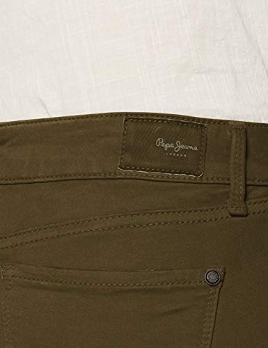 Pepe Jeans Soho Vaqueros, Dark Khaki Green, 25W / 30L para Mujer