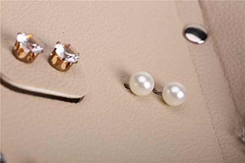 Pequeño Libro De Pendientes Portátiles,Almacenamiento De Joyas, Organizador Joyas, Caja Para Niñas, Mujeres, Novia, San Valentín, Regalo, Viajes (Azul)