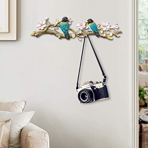 Perchero montado en la Pared Tridimensional Relieve Suave Volver Creativo suspensión de la Pared del pájaro decoración de la Pared del pórtico Gancho para la Ropa