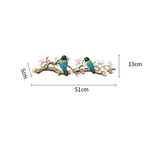 Perchero montado en la Pared Tridimensional Relieve Suave Volver Creativo suspensión de la Pared del pájaro decoración de la Pared del pórtico Gancho para la Ropa