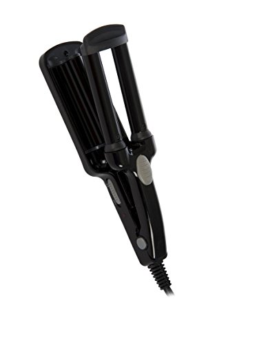 Perfect Beauty Lovely Waves Pocket - Plancha mini profesional de ondas al agua | Tamaño reducido para viajes | Control temperatura máx. 180 ºC | Placas de cerámica