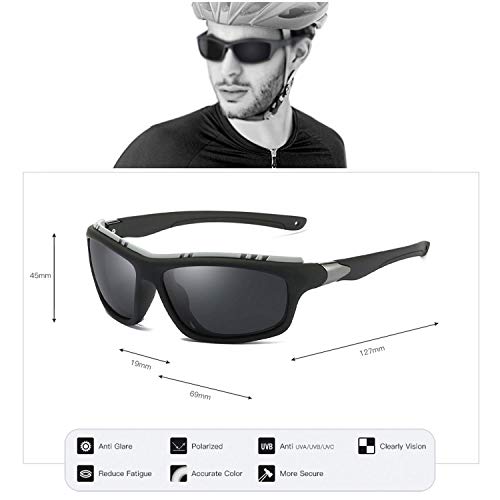 Perfectmiaoxuan Gafas de sol polarizadas para hombre mujer/Golf de pesca fresco Ciclismo El golf Conducción Pescar Alpinismo Deportes al aire libre Gafas de sol