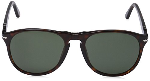 Persol 0po9649s gafas de sol, Marrón (Havana/Green), 55 Unisex-Adulto