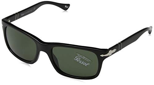 Persol, Gafas de Sol PO3048S 58 95/31 (58 mm), Negro