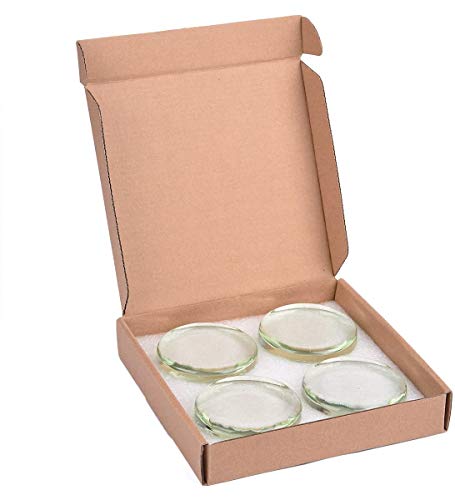 Pesos de fermentación de vidrio para boca ancha Mason Jar fermención chucrut, kimchi y conservación de encurtidos juego de 4 unidades