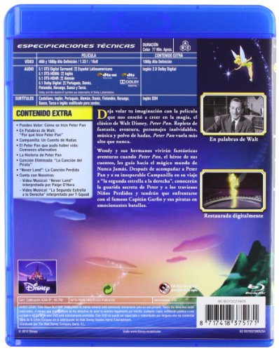 Peter Pan - Edición Especial [Blu-ray]