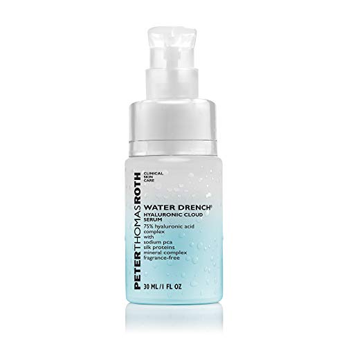 Peter Thomas Roth Peter Thomas Roth Water Drench Hyaluronic Cloud Serum, 1 Fl. Oz/ 30 Ml Tapones para los oídos 2 Centimeters Negro (Black)