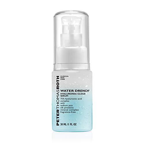 Peter Thomas Roth Peter Thomas Roth Water Drench Hyaluronic Cloud Serum, 1 Fl. Oz/ 30 Ml Tapones para los oídos 2 Centimeters Negro (Black)