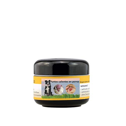 Peticare Perro Bio Crema contra PIO-Dermatitis y Hot-Spot - Pomada Especial para Formas Puntos Calientes Atopica, Alivia Picores, Calma la Piel, Cuidado 100% Organico - petDog Health 2109 (50 ml)