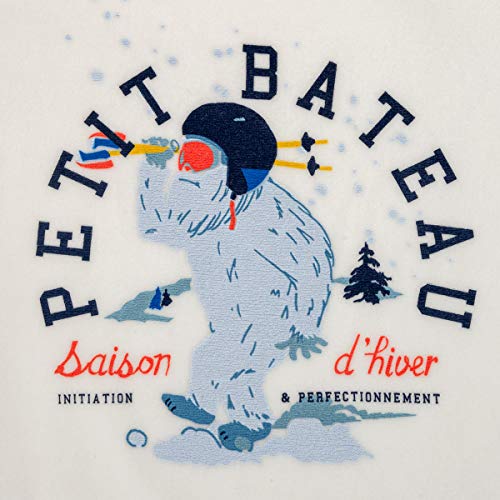 Petit Bateau 5724101 - Pijama de Terciopelo para niño Beluga/Multicolor 3 años