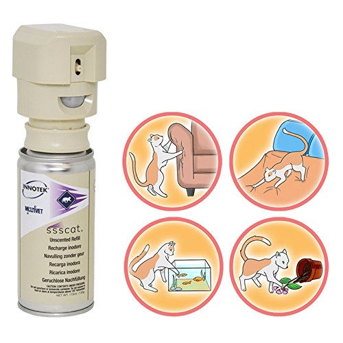 Petsafe Ahuyentador, asustador de gatos y pequeños animales domésticos, corrector de conducta automático