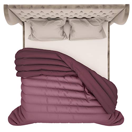 PETTI Artigiani Italiani Reversible, Nórdico de Microfibra, Antialérgico, 100% Made in Italy, Fucsia, Cama 90: (Edredón 150 x 260)