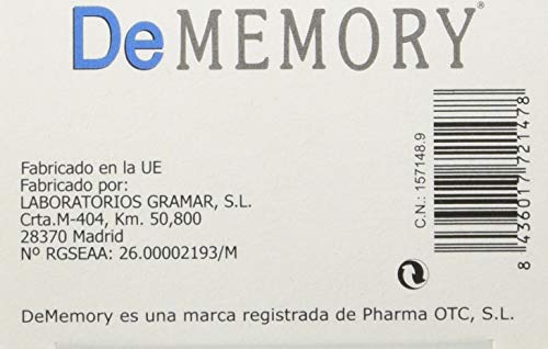 Pharma Otc Dememory 60 Capsulas - 1 unidad