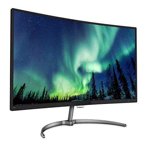 Philips 278E8QJAB / 00 E-line Monitor LCD curvo de 27 pulgadas con monitor Ultra Wide-Color Full HD (1920 x 1080) - Negro